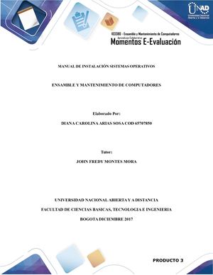 Manual De Instalación Dual de  Sistemas Operativos