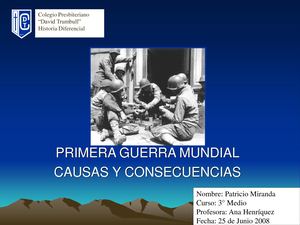 3 Miranda Primera Guerra Ppt