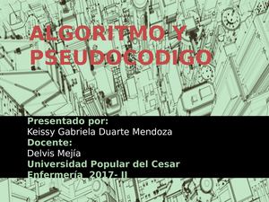 Algoritmo Y Pseudocodigo