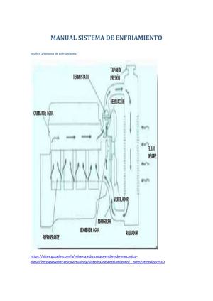 Manual Sistema De Enfriamiento