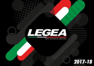 Catalogue Legea 2017 2018 Nouveautés