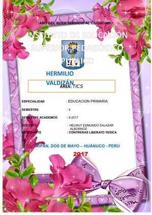 Caratula Del Pedagogico 2017 Actualizado