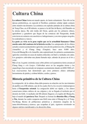 Cultura China