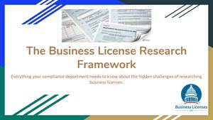 The Business License Research Framework