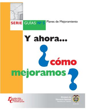 La Gestion Educativa Guia 5 Cómo Mejoramos