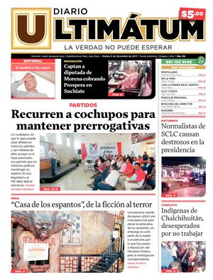 Ultimátum Chiapas, 5 Diciembre 2017