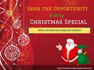 Grab the Exclusive Christmas offer at Hire Laravel Developer