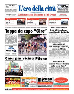 L'eco della città del 5 dicembre 2017