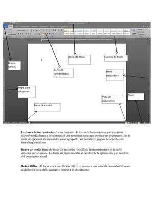 Herramientas De La Ventana Word