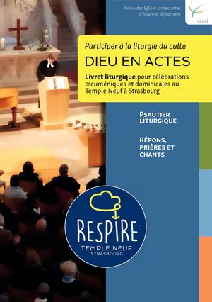 Livret liturgique / Temple Neuf Strasbourg