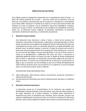 Lectura Crítica 2015 Pro