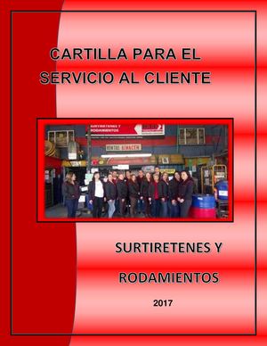 Cartilla Para El Servicio Al Cliente
