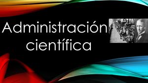 Administracion Cientifica
