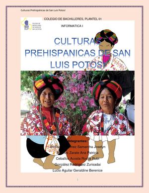 Culturas Prehispanicas De San Luis Potosí