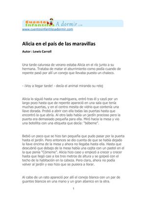 Alicia En El Pais De Las Maravillas