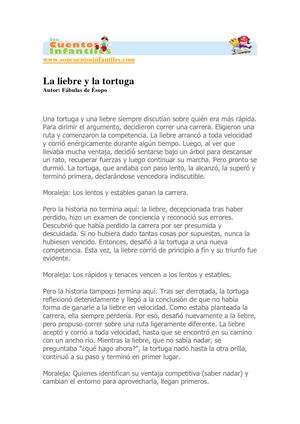 La Liebre Y La Tortuga