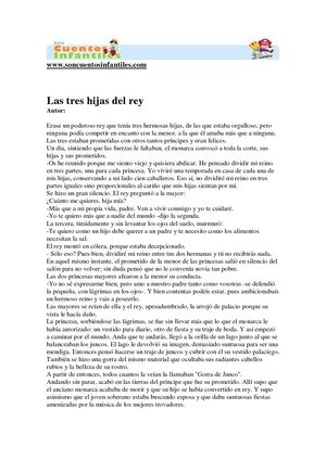 Las Tres Hijas Del Rey