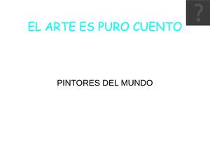 Pintores
