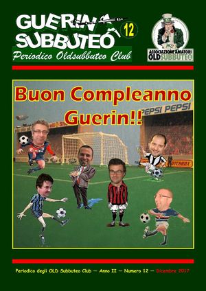 Guerin Subbuteo Nr. 12 - Dicembre 2017