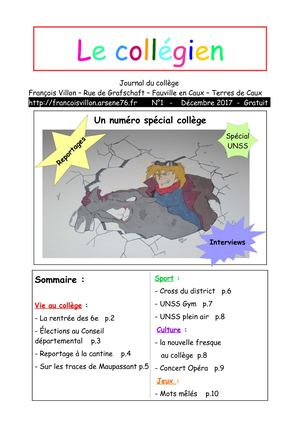 Le Collégien Numéro 1
