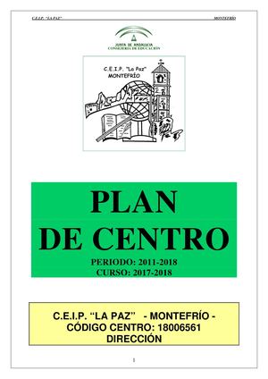 Plan De Centro Definitivo 2017 18