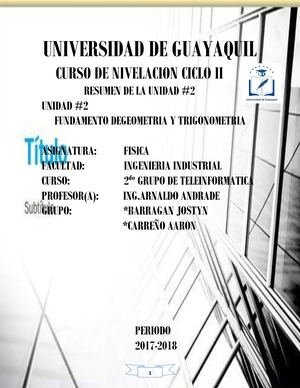 Libro De Fisica Fundamentos De Geometría Y Trigonometría