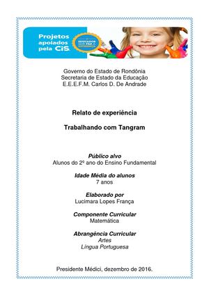 Trabalhando Com Tangram