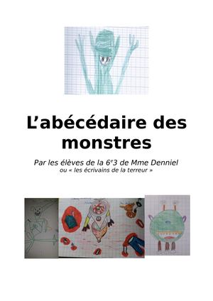 Abécédaire des monstres de la 6e3