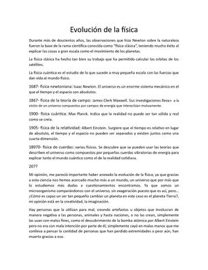 1 Evolución De La Física
