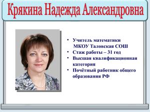 Презентация опыта работы