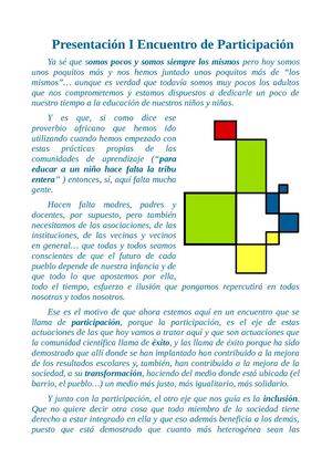 Presentación I Encuentro