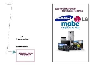 CATALOGO DE ELECTRODOMESTICOS
