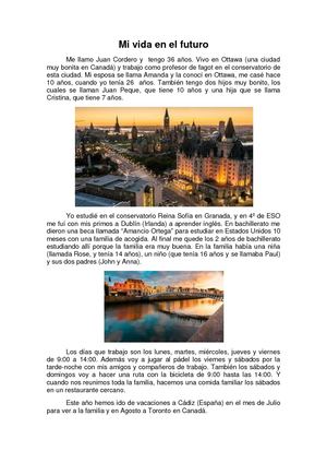 Mi Vida En El Futuro Texto Definitivo
