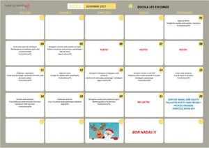 Escola Les Escomes Desembre 2017