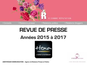 Revue De Presse Hexa 2015-2017