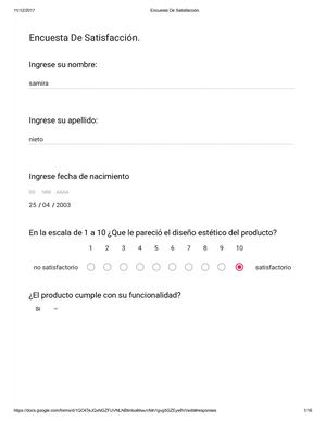 Respuesta Encuesta