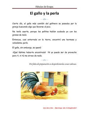 El Gallo Y La Perla