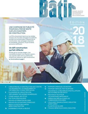 Bâtir Hiver 2018
