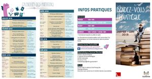 Animations Mediatheque Janv Juin 2018