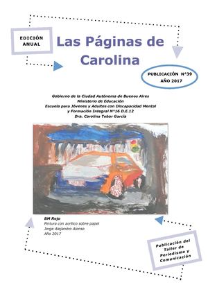 Las páginas de Carolina 2017