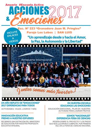 Anuario 2017 - Escuela nº 223 "Granadero Juan M. Pringles" - Paraje Los Lobos - San Luis (AR)