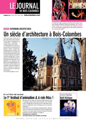 Le journal de Bois-Colombes - JBC n°124 Déc2017/Jan2018