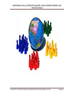 Historia de la Investigación. Una Visión desde las Disciplinas. Vol1 No 2.