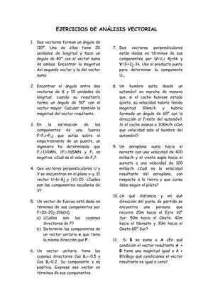 Análisis Vectorial