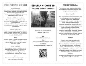 Tríptico - Muestra de proyectos