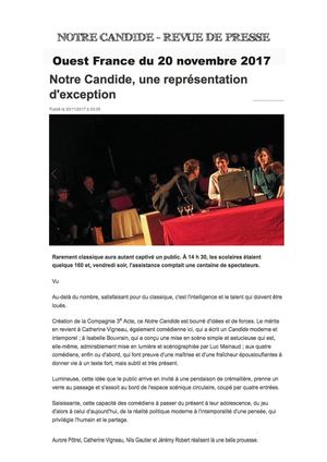 NOTRE CANDIDE