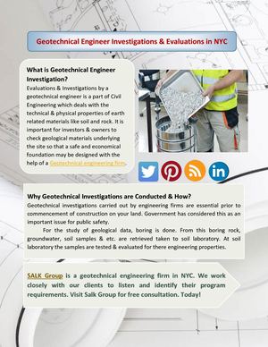 Geotechnical Engineer Investigations & Evaluations In Nyc