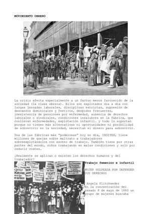 Movimiento Obrero
