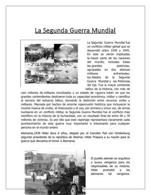 La Segunda Guerra Mundial (2)