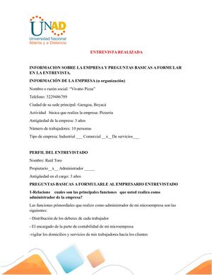 Mireya Avila Entrevista